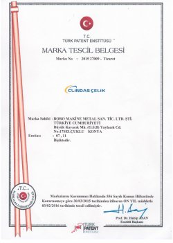 MARKA TESCİL BELGESİ